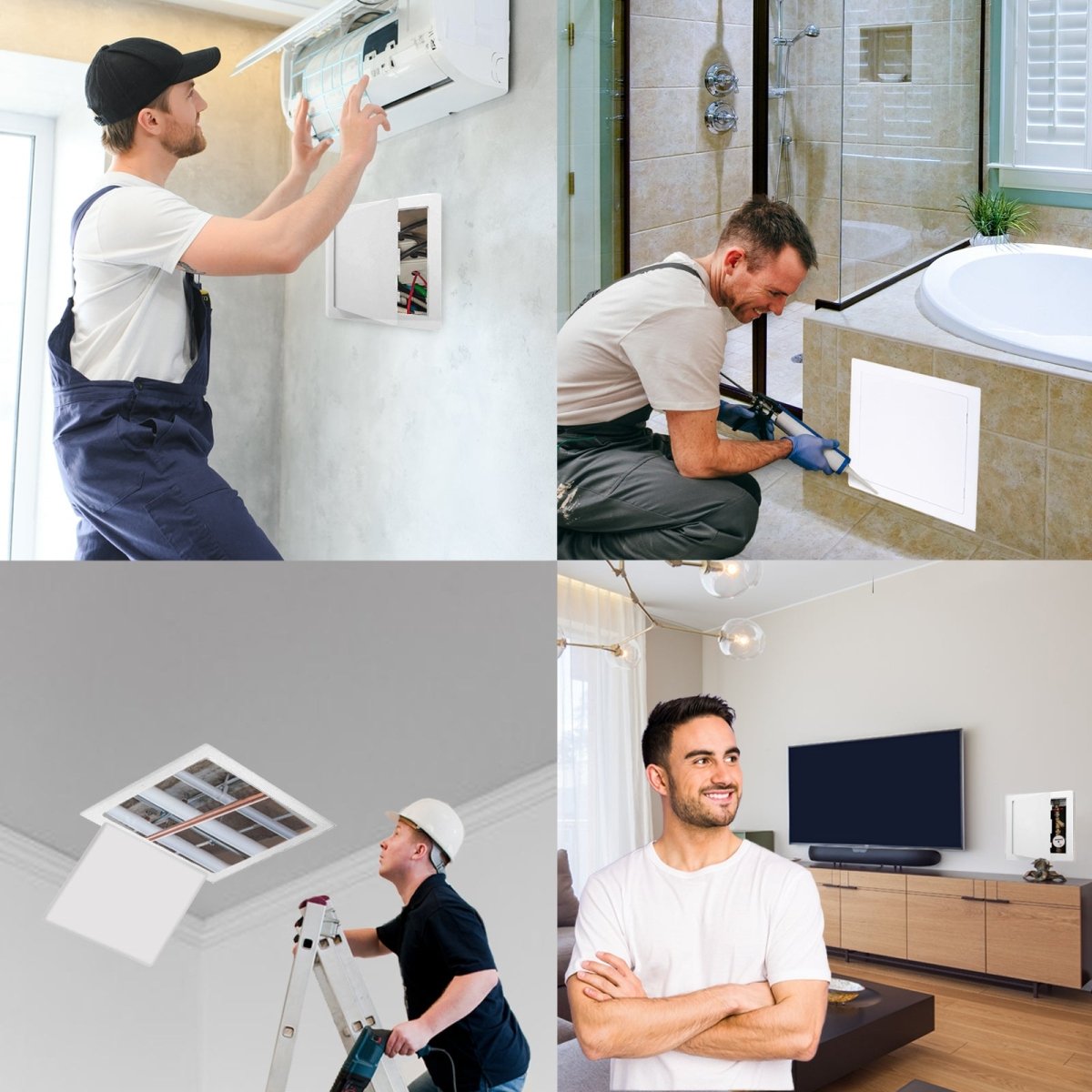 8x8 10x10 12x12 14x14 Hinged Door Access Panel for Drywall and Sheetrock, Lifestyle College