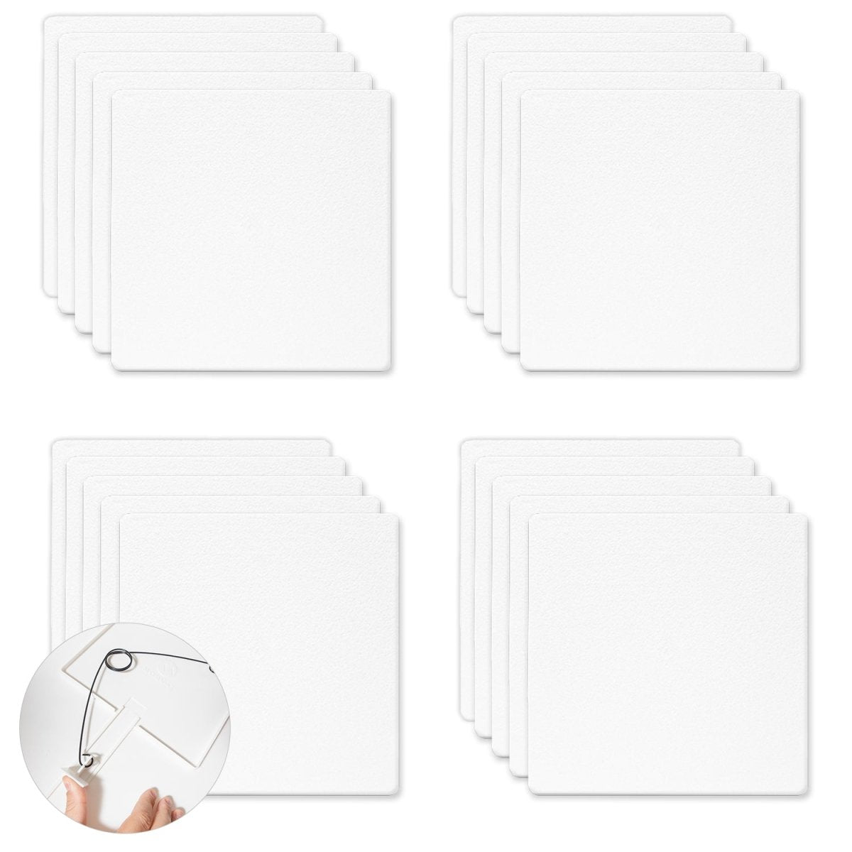 12x12 Adjustable Door Access Panel for Drywall and Sheetrock, 20 Pack, Front Main Image