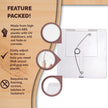 6x6 8x8 10x10 12x12 14x14 Adjustable Door Access Panel for Drywall and Sheetrock, Feature Image, Back Angle
