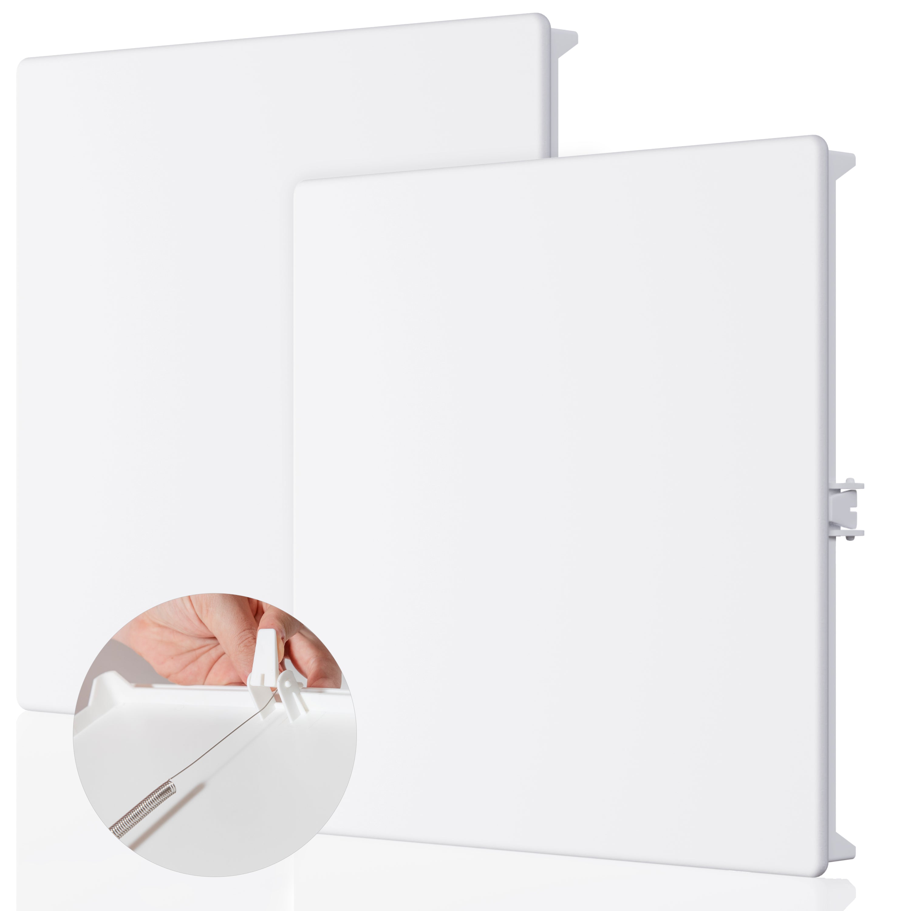 12x12 Spring Loaded Access Panel for Drywall and Sheetrock, 2 Pack, Front Main Image