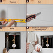 12x12 Spring Loaded Access Panel for Drywall and Sheetrock, How to Install Image
