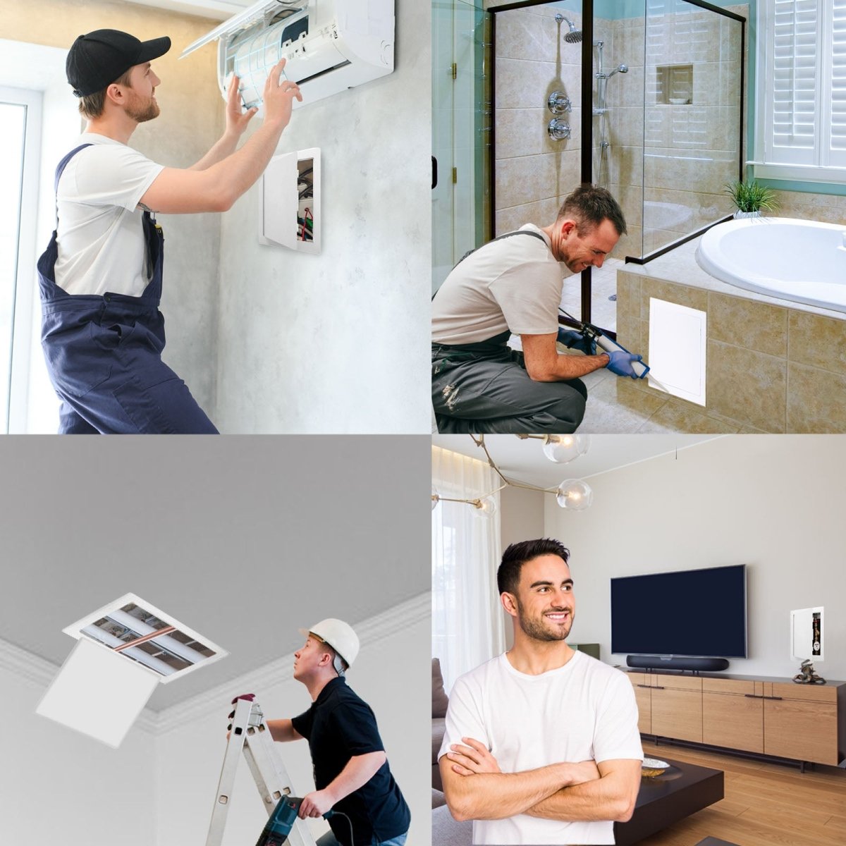 4x6 6x9 Hinged Door Access Panel for Drywall and Sheetrock, Lifestyle College